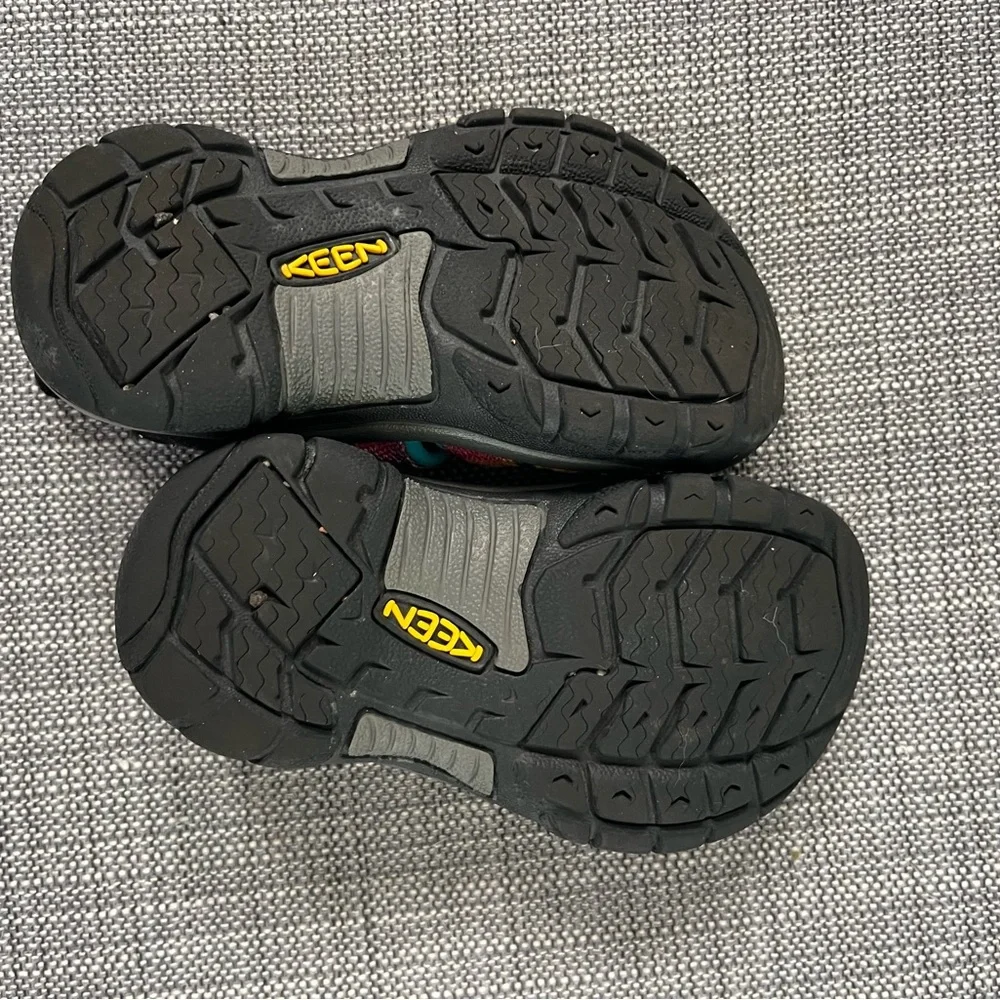 Keen Kids Multicolor Teal Yellow Purple Water Sandals